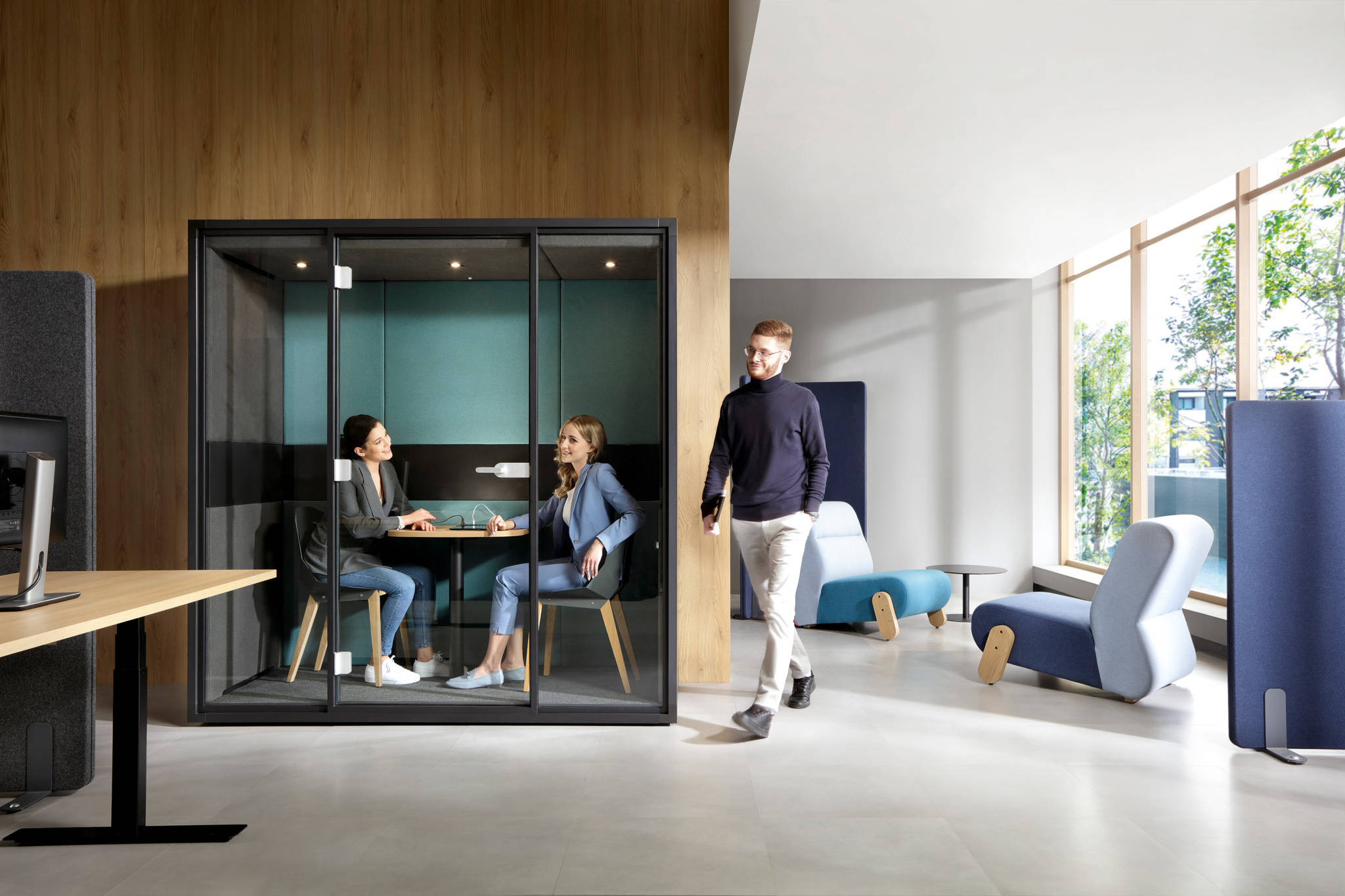 Meetingbox Stockholm - Grau