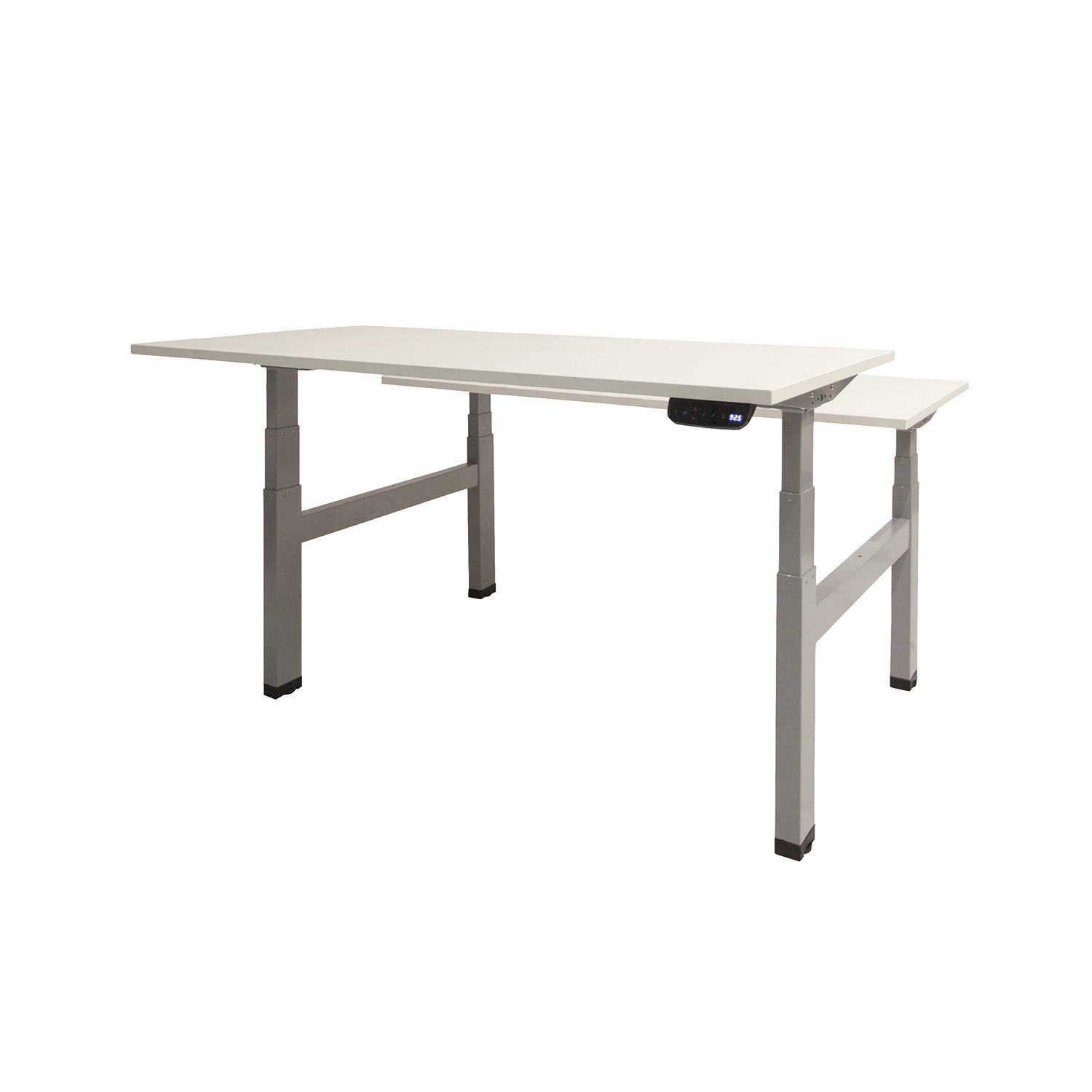 Bureau Oslo Duo (Wit, Aluminium, 80, 180)