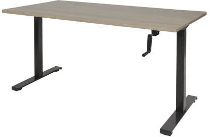 Desk Dextro - Robson Oak / Black / 160 cm
