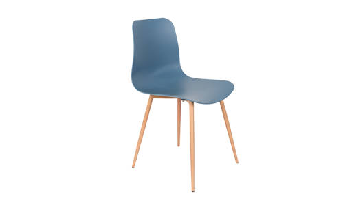 Plastic chair Farre - Blue