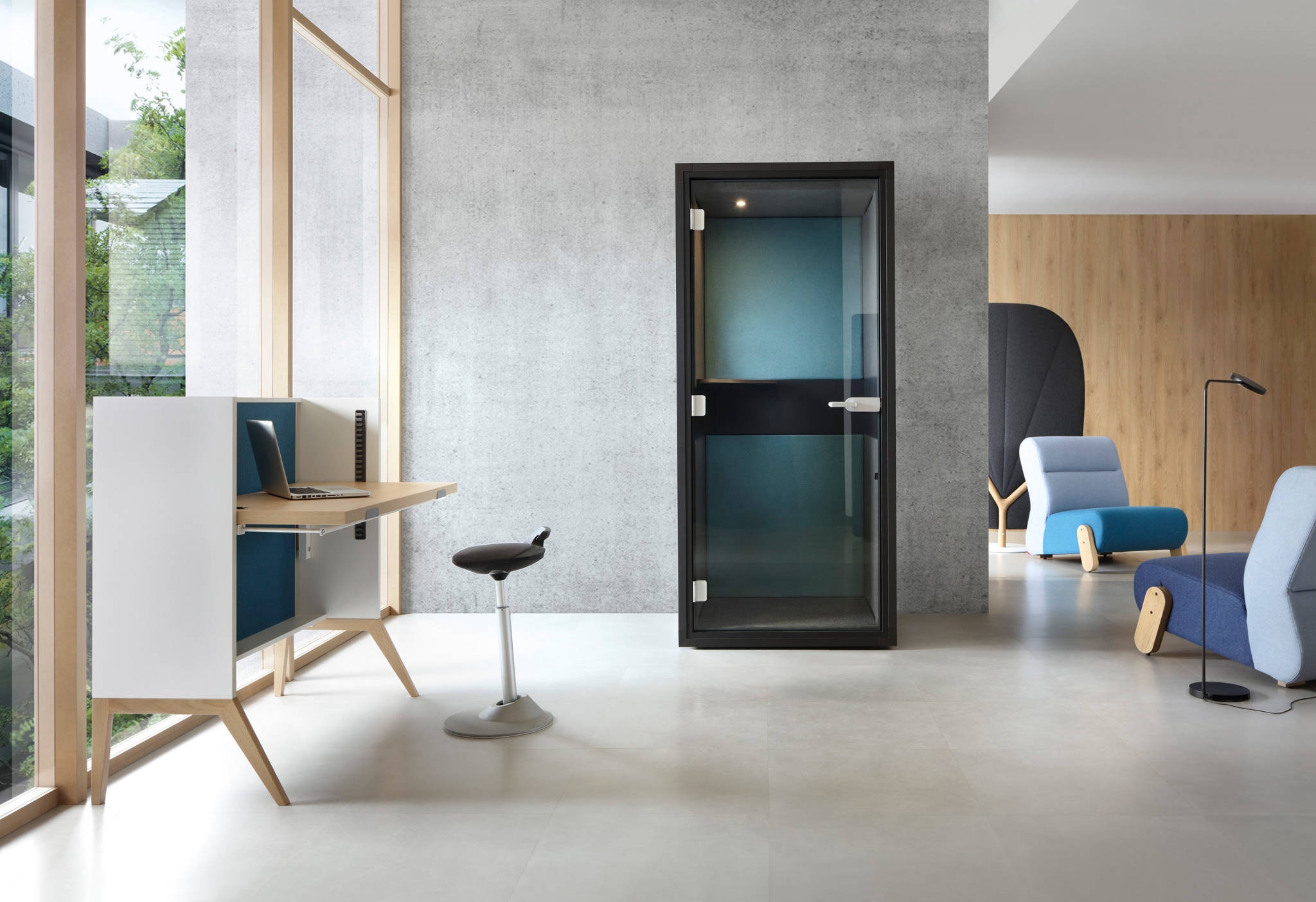 Telefonbox Stockholm - Weiß