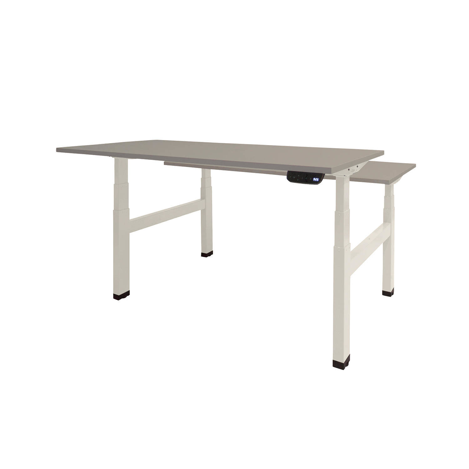 Bureau Oslo Duo (Grijs, Wit, 80, 180)