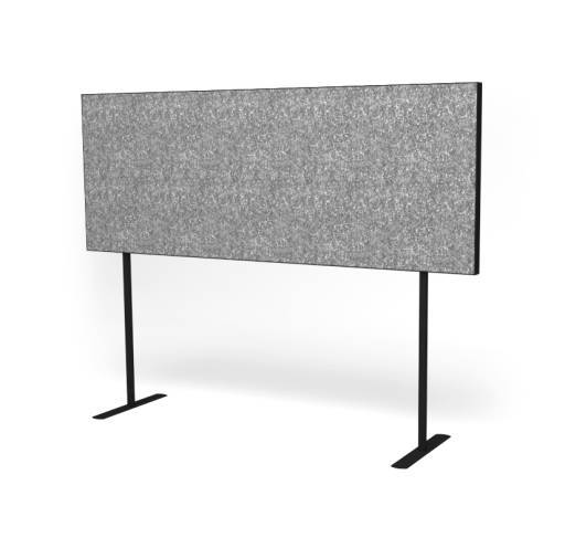 Acoustic desk divider Oviedo 140x120