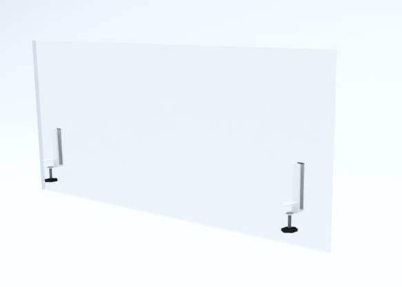 Plexiglas scherm 200 cm breed