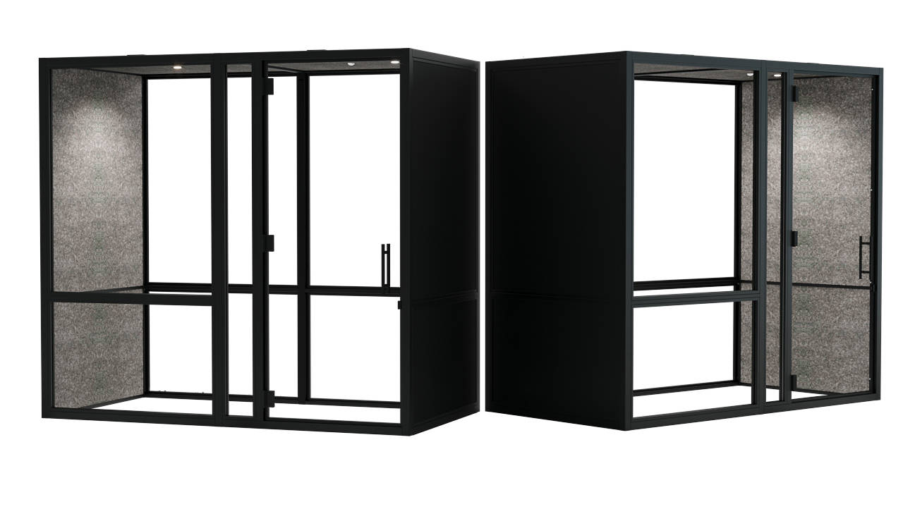 Meetingbox Amsterdam S - Zwart