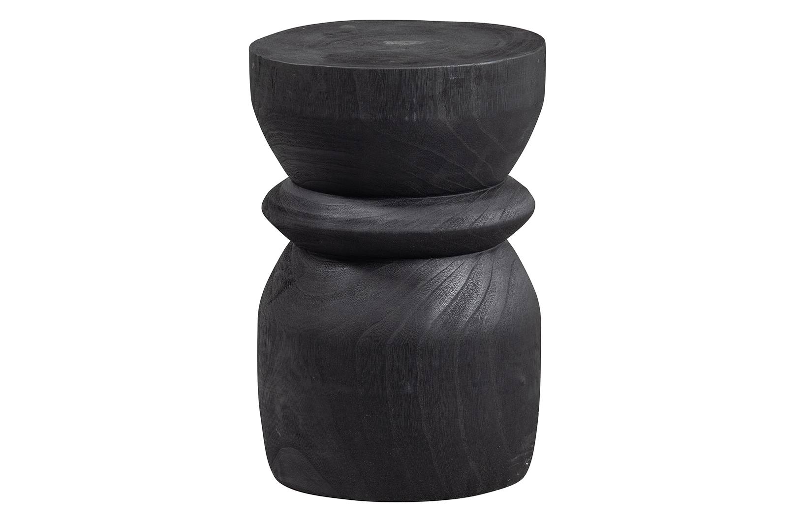 Houten kruk Dokka - Zwart