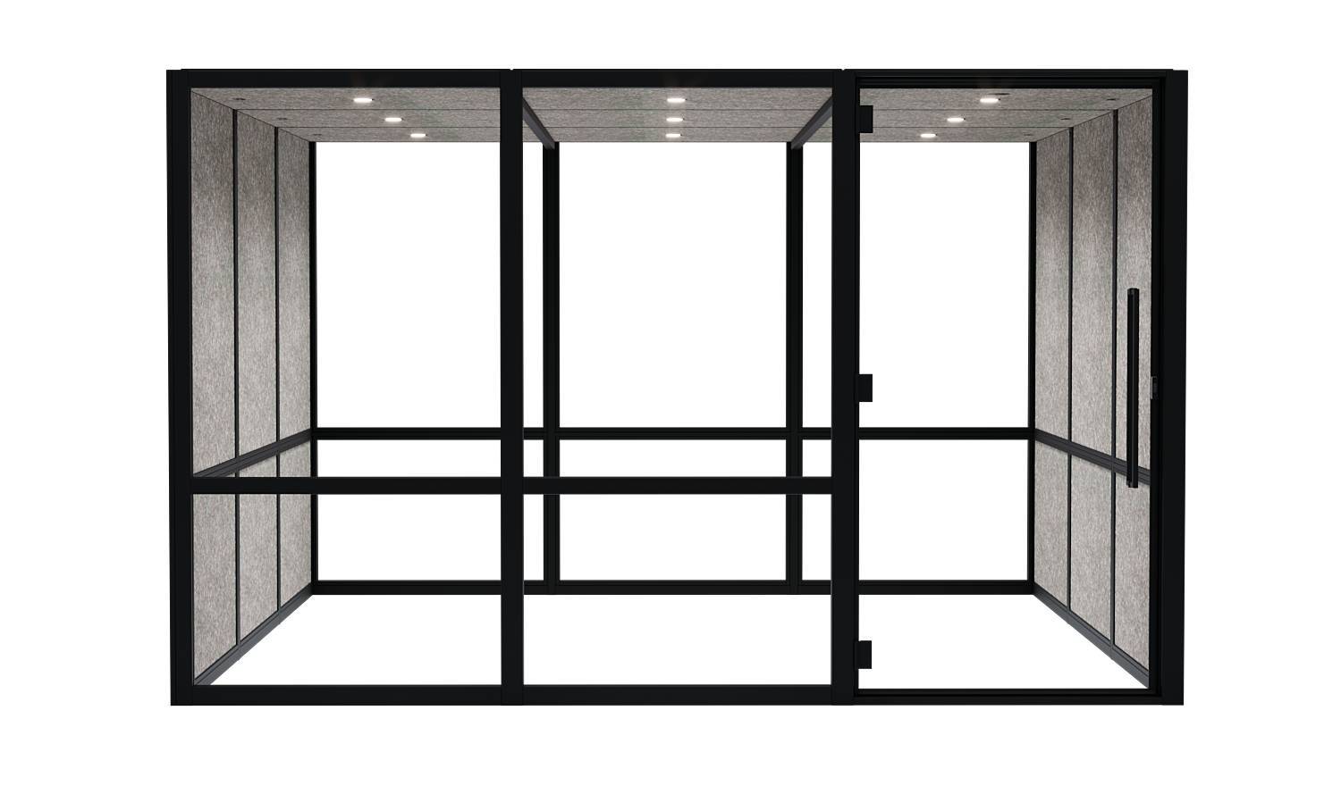 Meetingbox Amsterdam 2.0 XL - Black / Anthracite