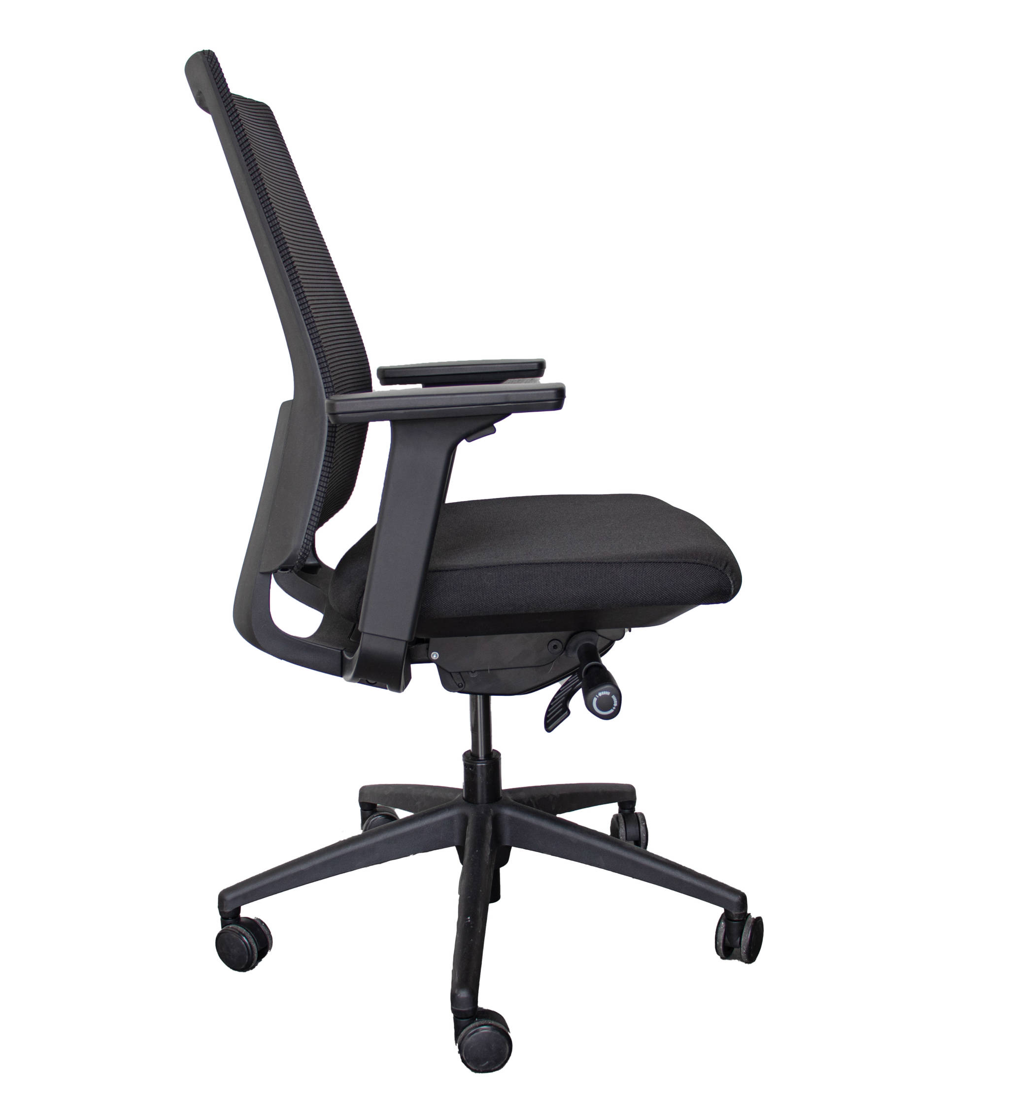 Arbo office chair Lugano black mesh bySKEPP