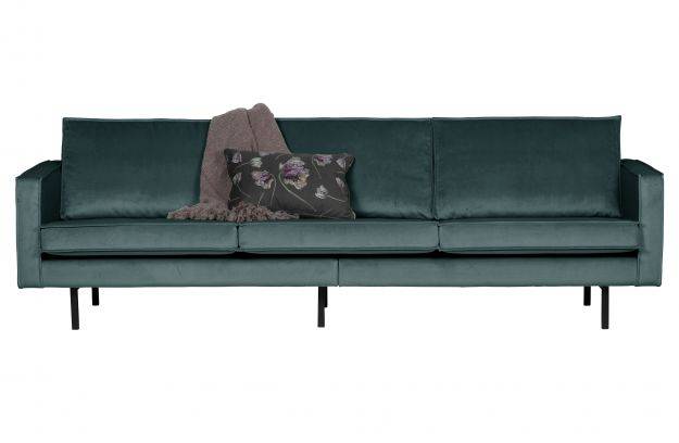 BePureHome 3-seater sofa Rodeo - Velvet teal