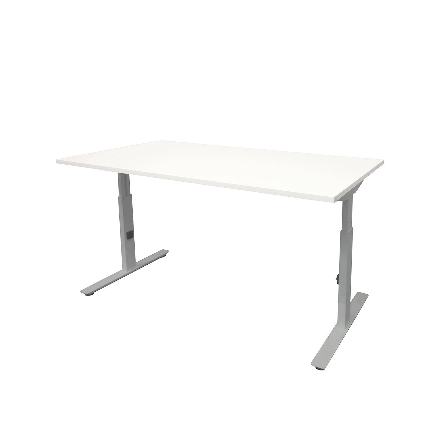 Bureau Boden (Krijtwit, Aluminium, 90, 120)