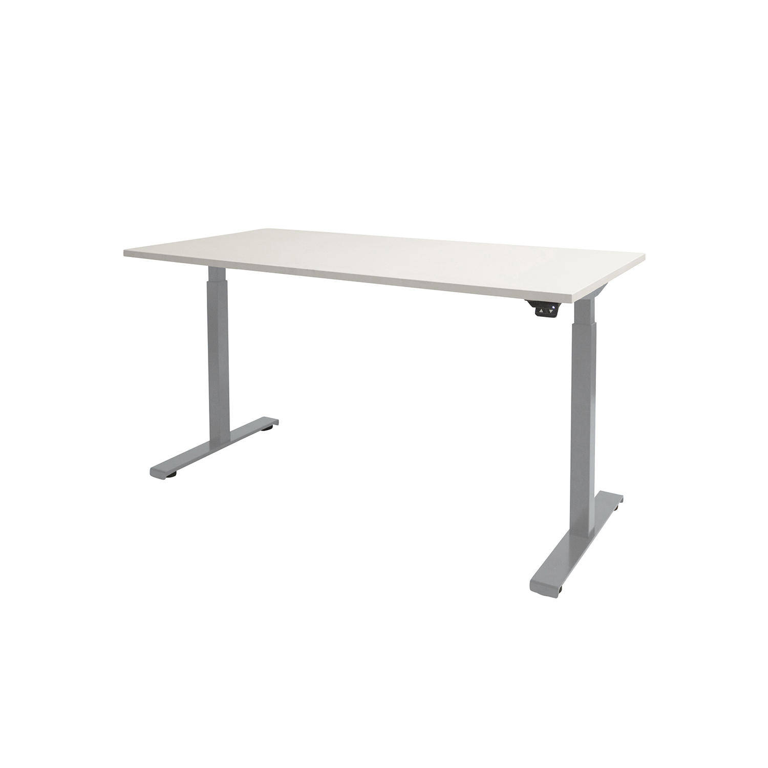 Bureau Bergen (Krijtwit, Aluminium, 90, 160)