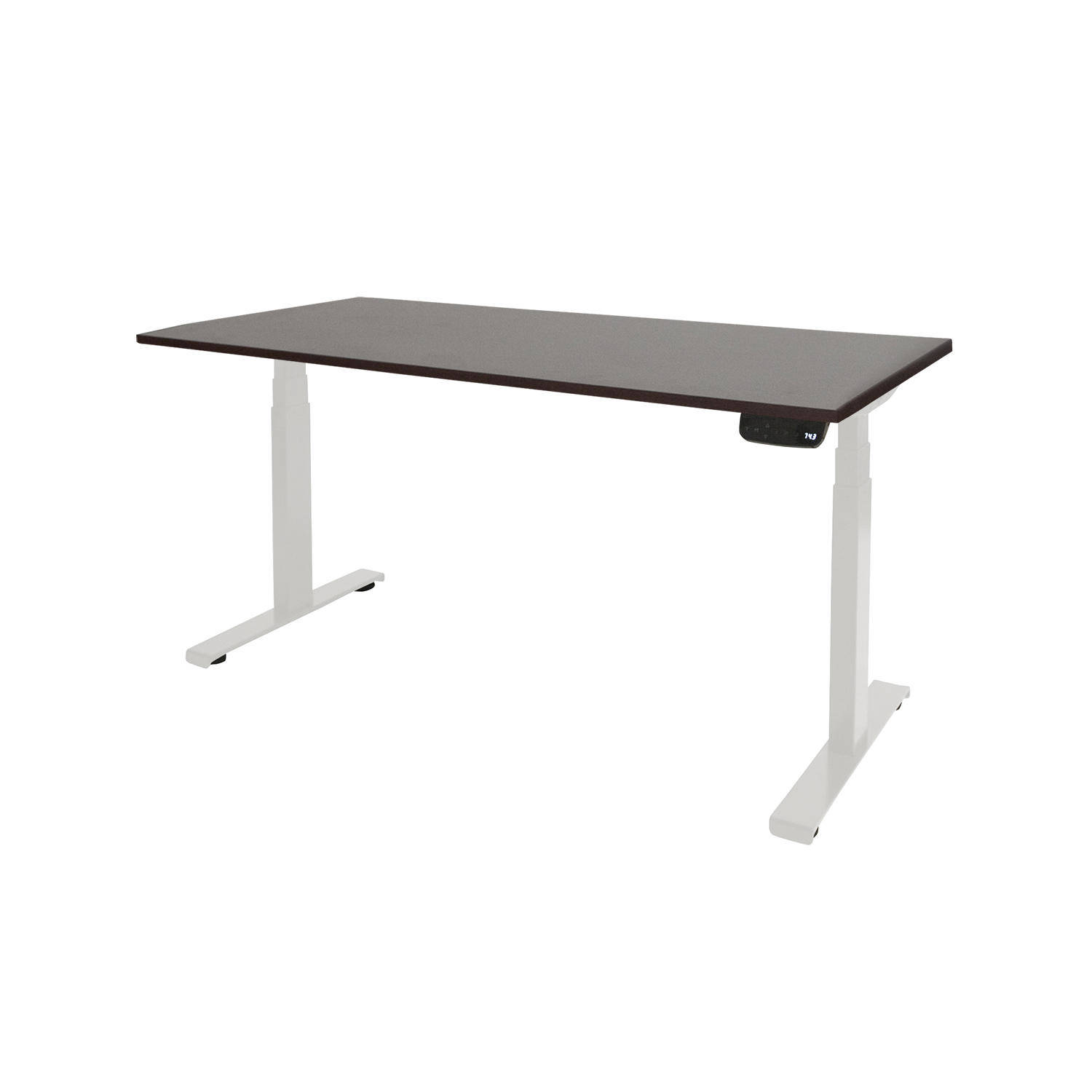Bureau Oslo (Donker Eik, Wit, 80, 120)