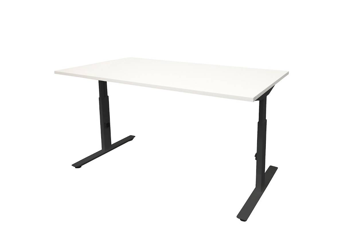 Bureau Boden (Krijtwit, Zwart, 90, 120)