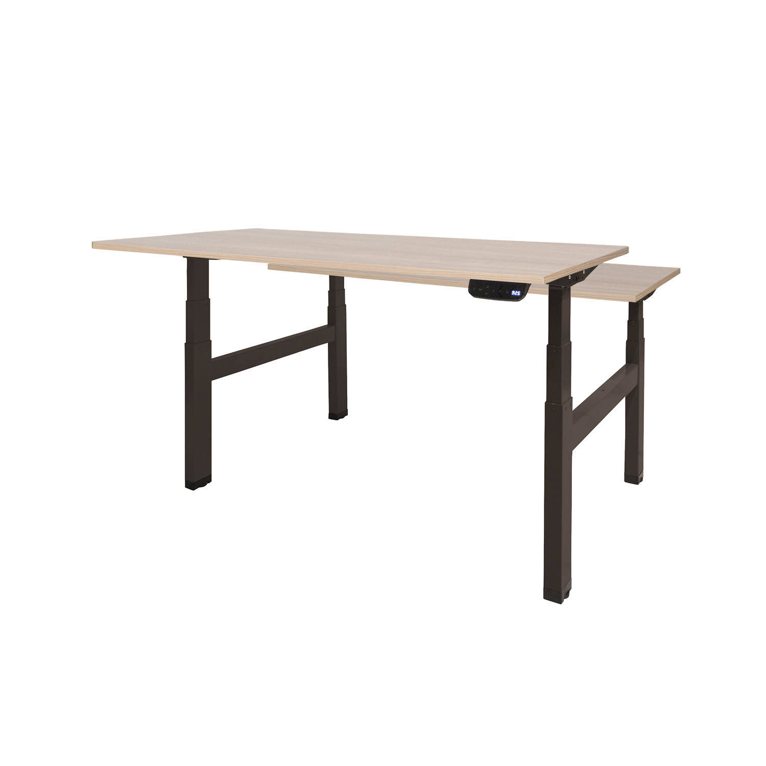 Bureau Oslo Duo (Lindberg eiken, Zwart, 80, 160)