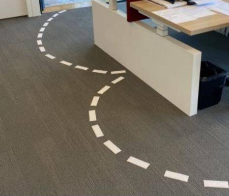 Cirkel sticker 1,5 meter