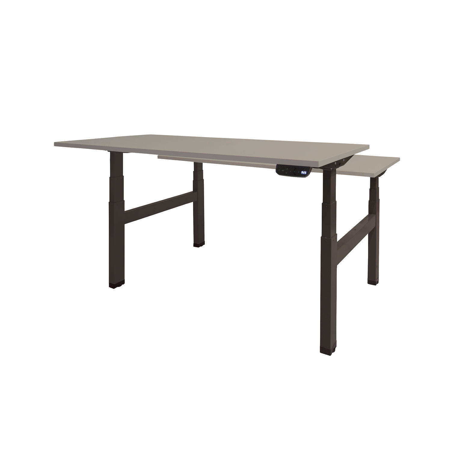Bureau Oslo Duo (Grijs, Zwart, 80, 140)