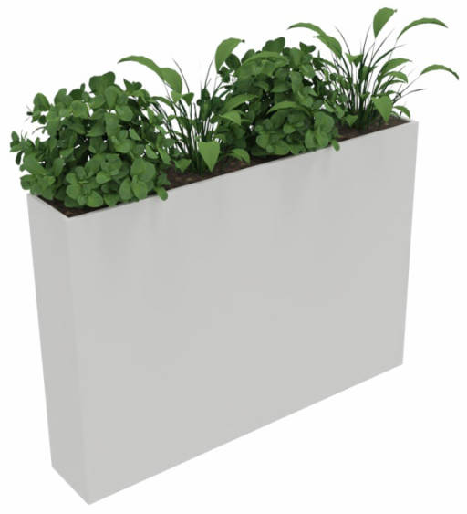 Free-standing planter White