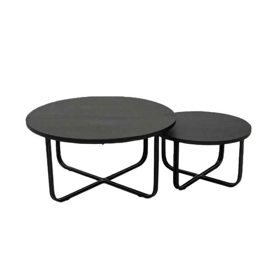 Bijzettafel Villard Zwart