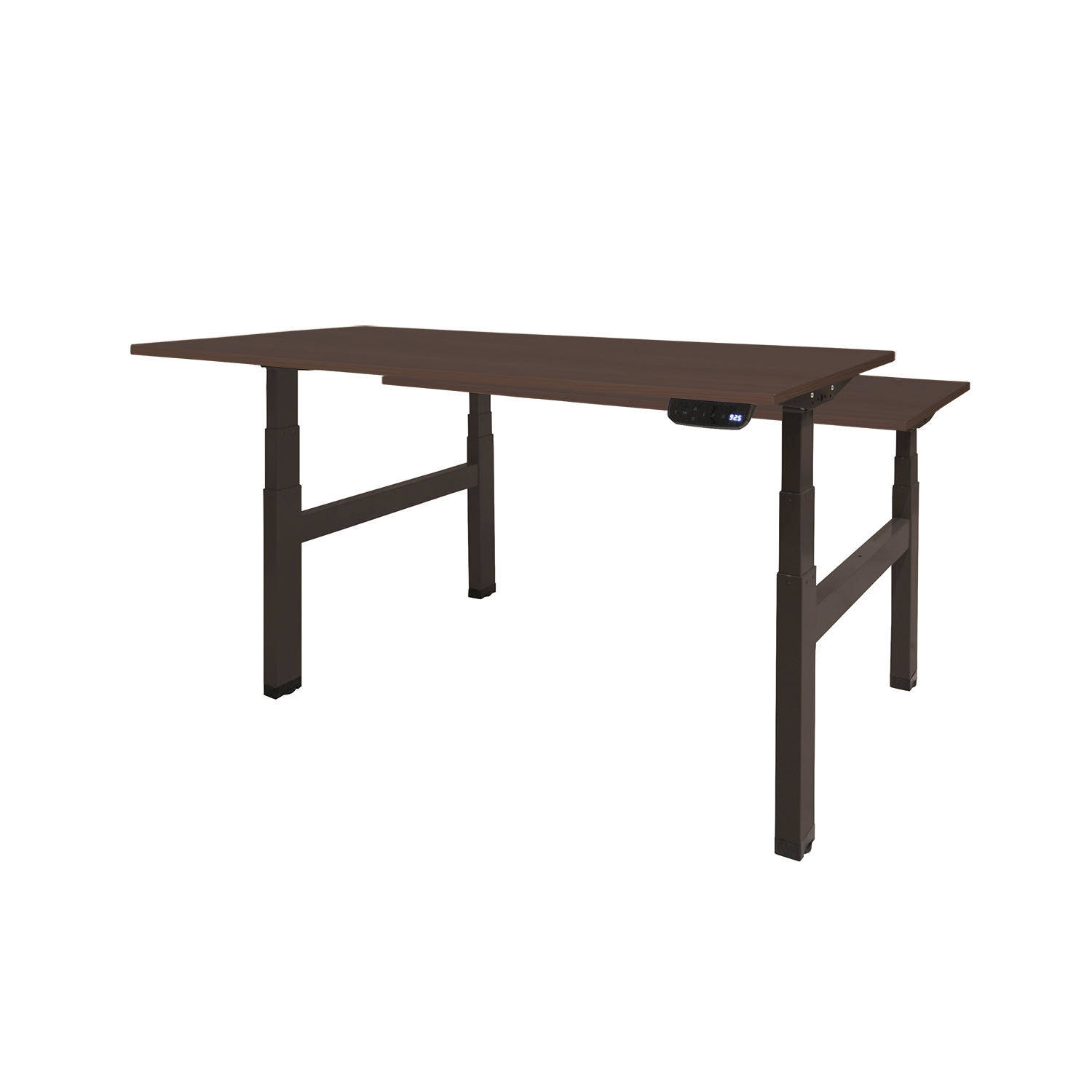 Bureau Oslo Duo (Logan eiken, Zwart, 80, 180)