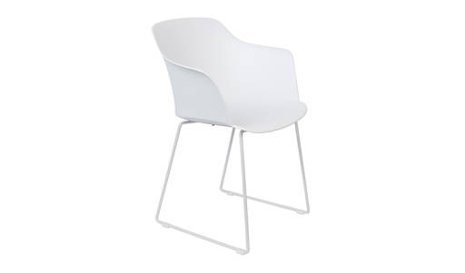 Conference chair Tango with armrest - White