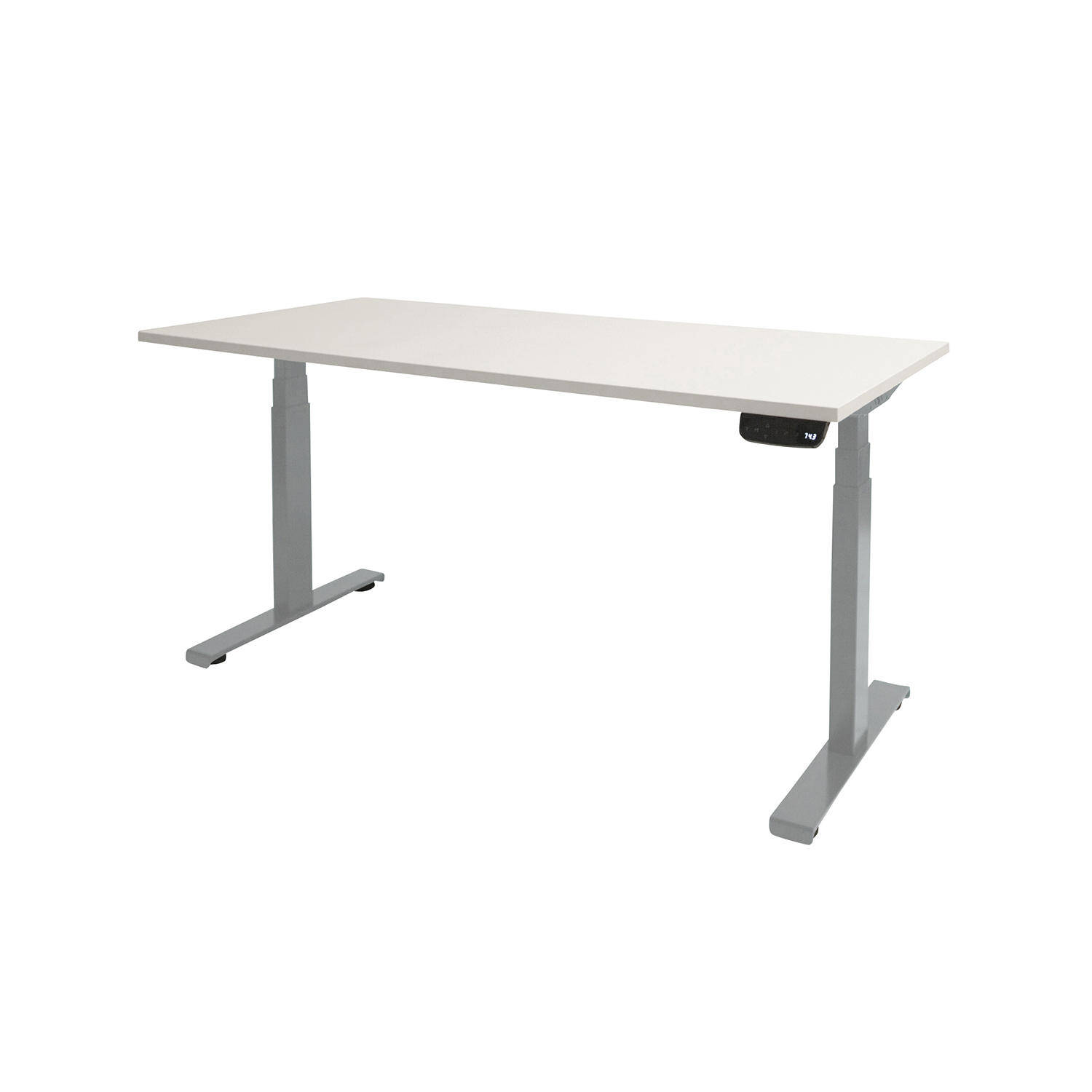 Bureau Oslo (Krijtwit, Aluminium, 80, 120)