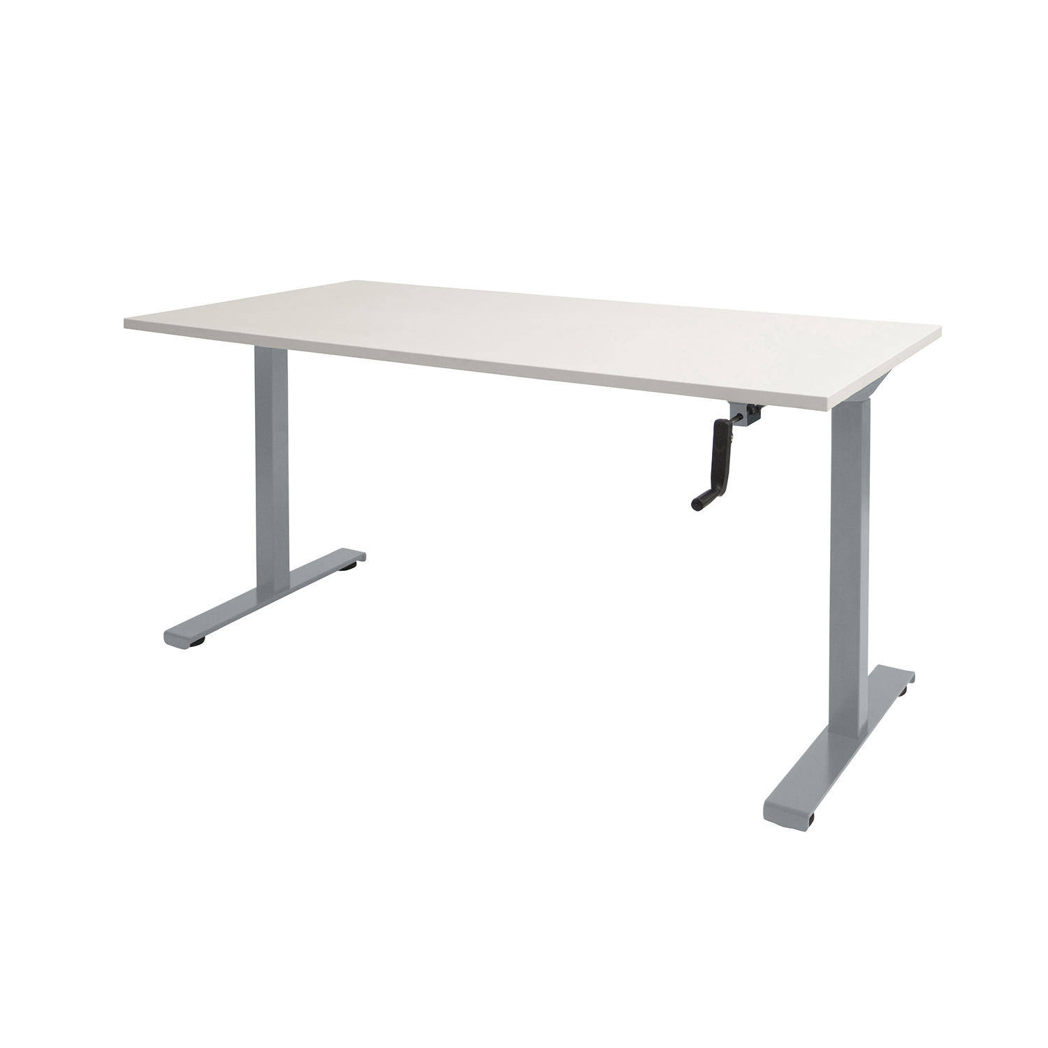 Bureau Odense (Krijtwit, Aluminium, 90, 140)