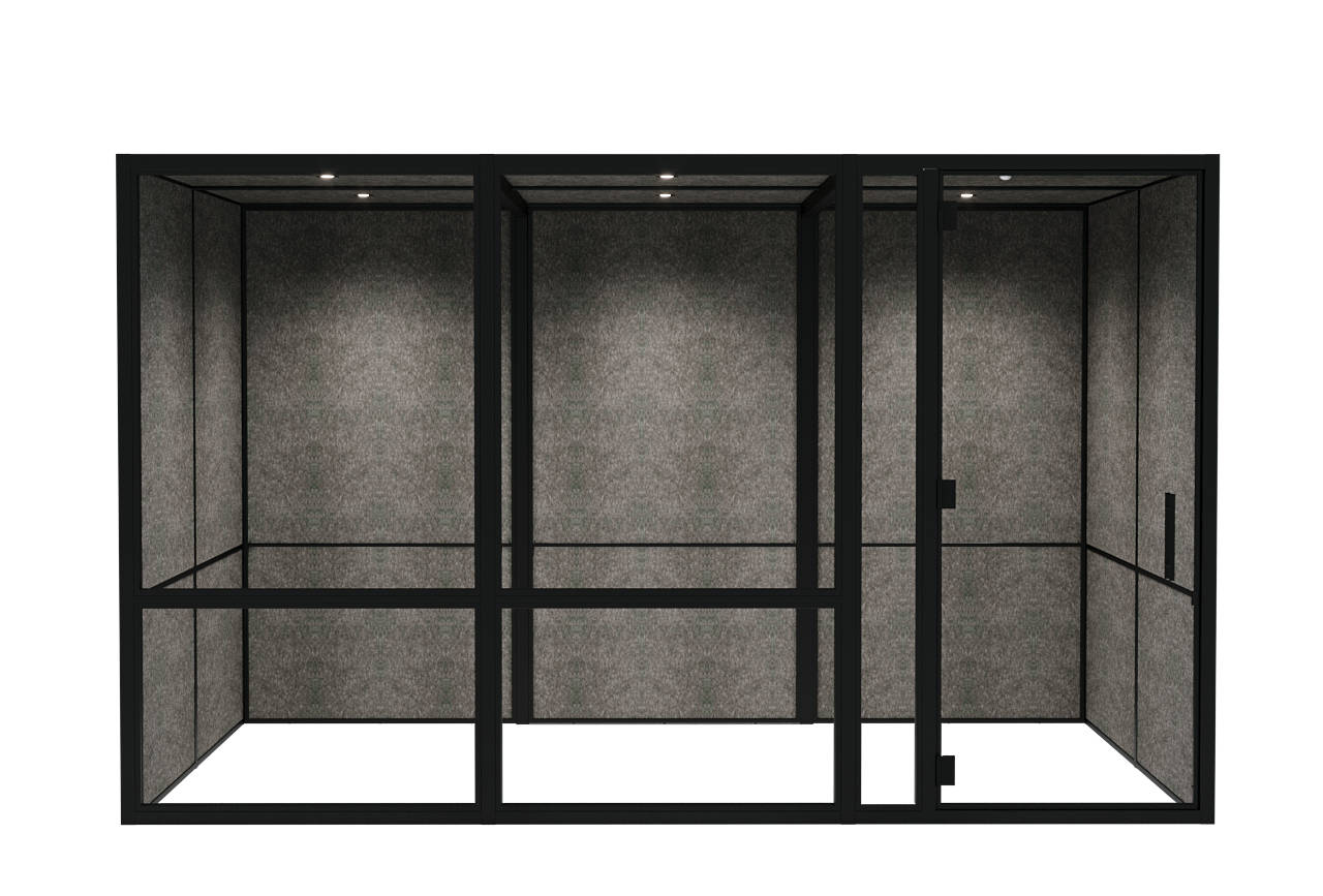 Meetingbox Amsterdam L - Schwarz