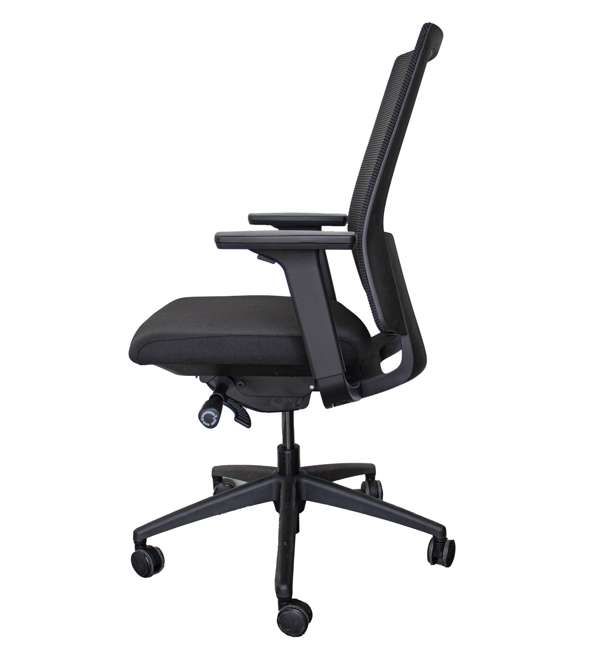 Arbo office chair Lugano black mesh bySKEPP