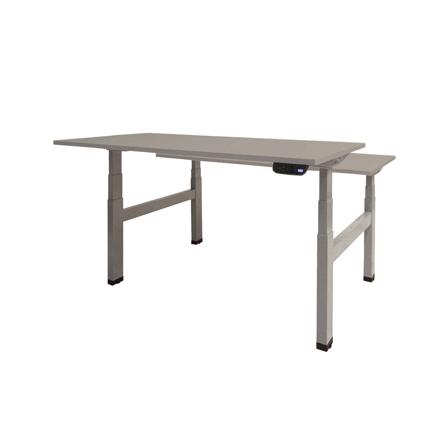 Bureau Oslo Duo (Grijs, Aluminium, 80, 140)
