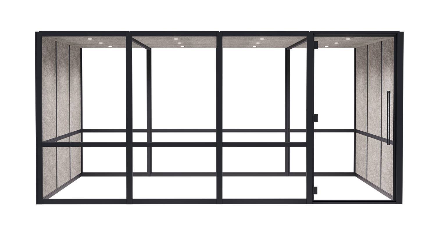 Meetingbox Amsterdam 2.0 XXL - Schwarz / Anthrazit