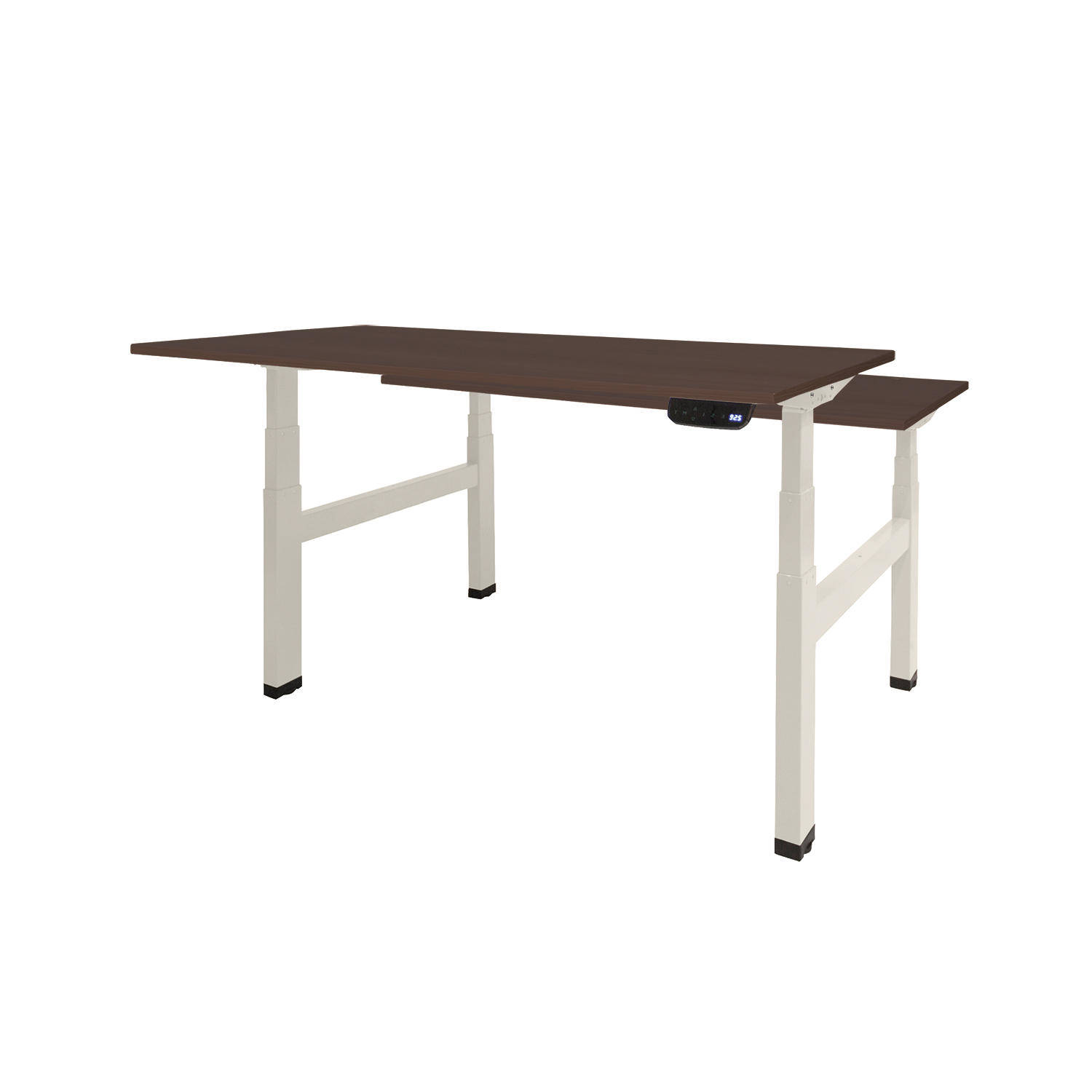 Bureau Oslo Duo (Logan eiken, Wit, 80, 160)