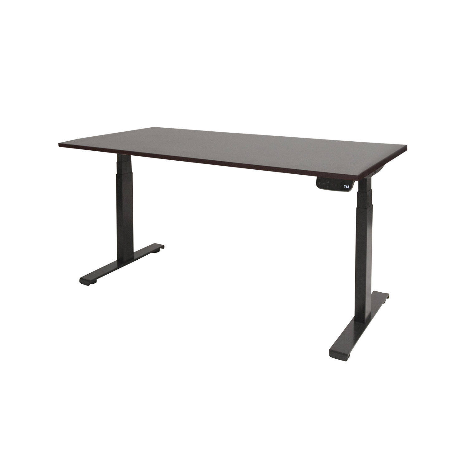 Bureau Oslo (Donker Eik, Aluminium, 90, 140)