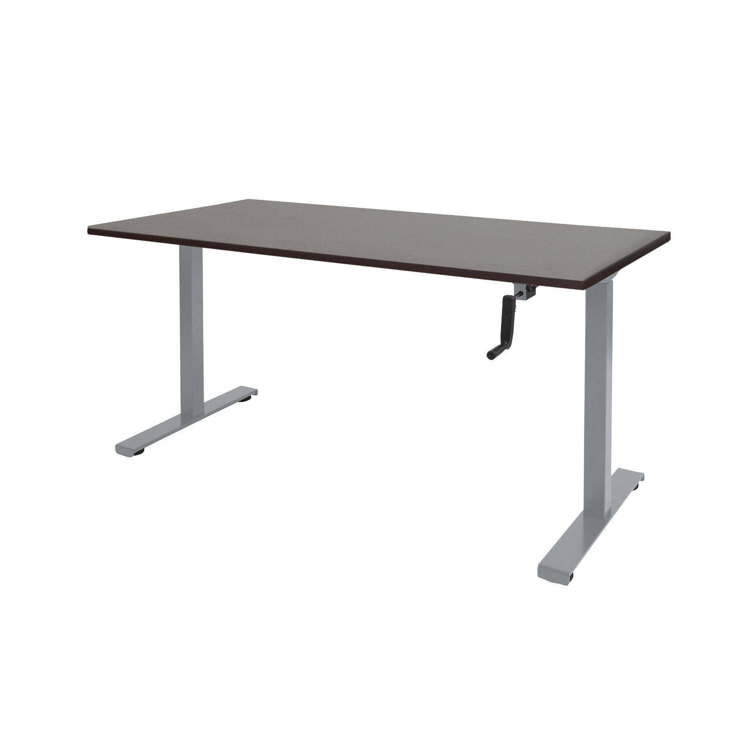 Bureau Odense (Donker Eik, Aluminium, 90, 140)