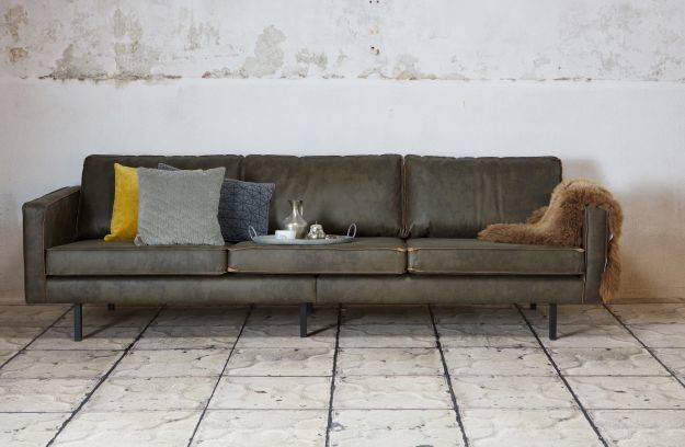 BePureHome 3-seater sofa Rodeo - Army